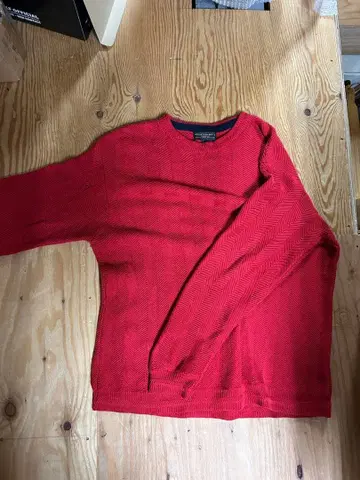 STEVE & BARRY'S 레드 니트 스웨터 XL