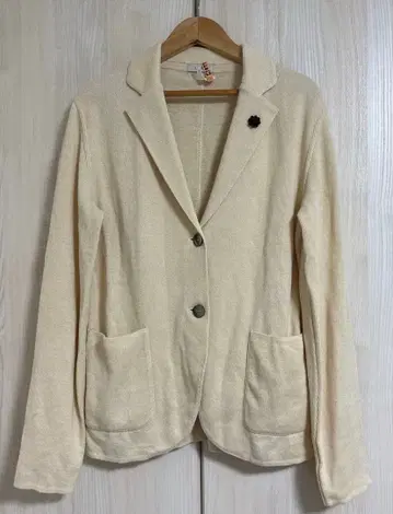 라르디니 니트 자켓 린넨 실크 사이즈 36