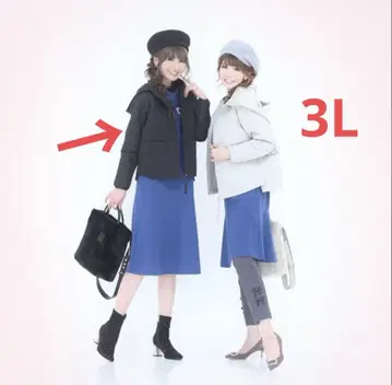 앤드러브 &LOVE 플라워 퀼팅의 이소재 콤비 솜 블루종 블랙