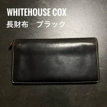 WHITEHOUSE COX 블랙 장지갑