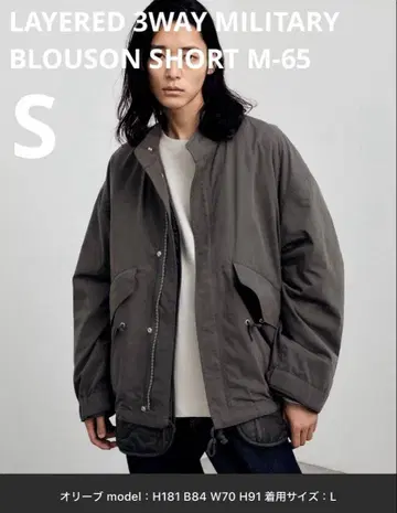 LAYERED 3WAY MILITARY BLOUSON SHORT M-65