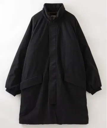 steven alan 패디드 스탠드 코트 24AW 블랙 S