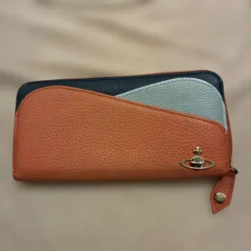 가죽 삼색 콤비네이션 장지갑