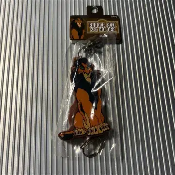 [ 미개봉 새상품 ] 라이온킹 스카 낚시릴 달린 러버 키링