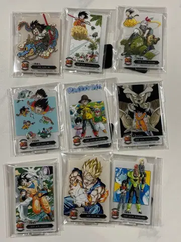 제일복권 드래곤볼 40th ACLLECT F상 아클렉트 9종