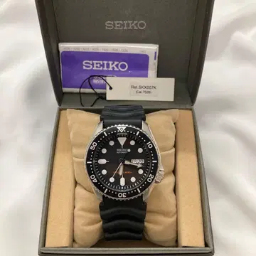 세이코 SEIKO SKXO07K 오토매틱 블랙 보이 자동 와인딩