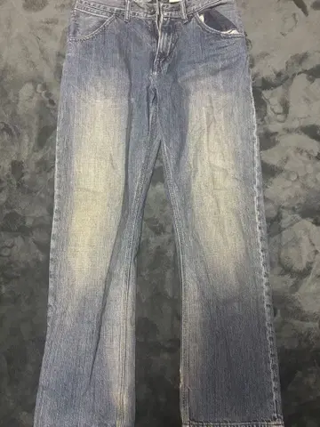 GAP 스트레이트 데님 라이트 블루 사이즈 택 포함