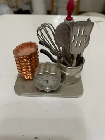 미니어처 주방 탁상시계