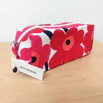 [ 새상품 ] 마리메꼬 우니코 지퍼 파우치 레드