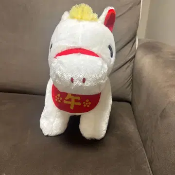 말 봉제 인형 중형 하쿠바짱