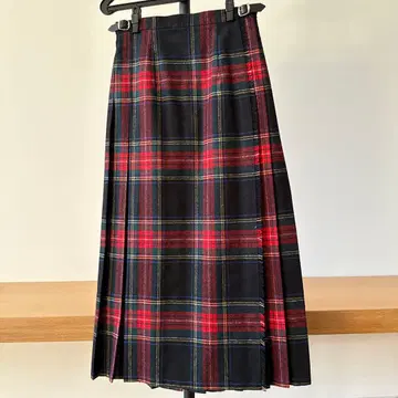O'NEIL OF DUBLIN 체크 무늬 플리츠 스커트 36