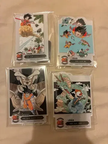 제일복권 드래곤볼 40th 그 두 번째 F상 ACLLECT 4종 세트