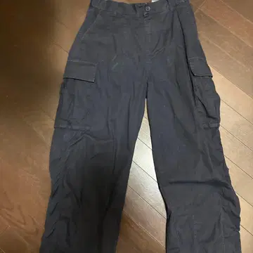 H&M 다크 블루 카고 팬츠