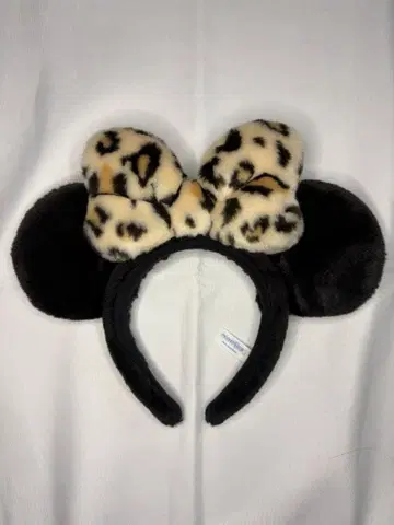 디즈니 머리띠 레오파드 무늬 미니