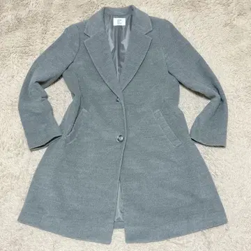 OLIVE des OLIVE 그레이 체스터 코트 롱 기장