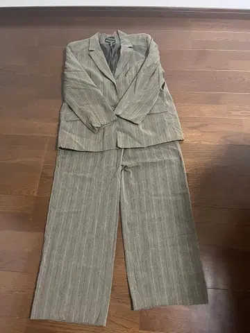 셋업 스트라이프 그린 계열