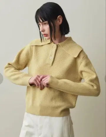 스티븐 앨런 울 나일론 2버튼 니트