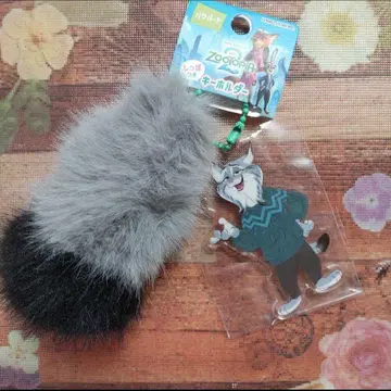 주토피아2 파우버트 꼬리 키링 스트랩 디즈니