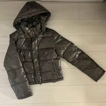 goa 후드 부착 다운 자켓 다크 그레이