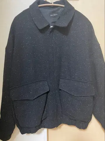 블랙 블루종 자켓
