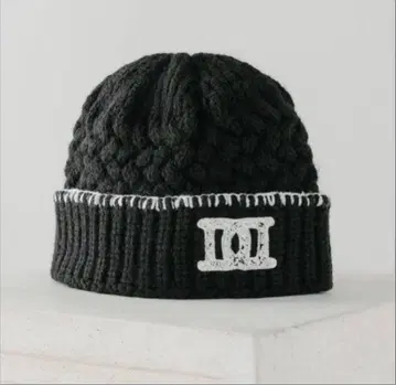 Darich 다리치 DD 로고 바스켓 니트 비니 블랙