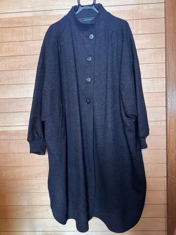 melange 롱 코트 블랙