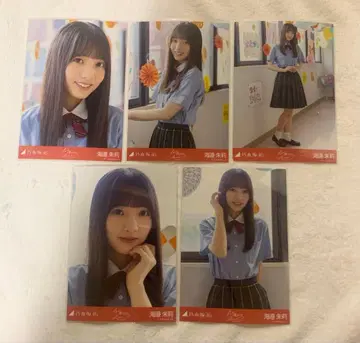 노기자카46 브로마이드 우미베 아카리 왜 우리는 달리는가 5종