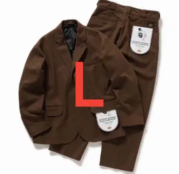 브라운 L 사이즈 캐주얼 수트