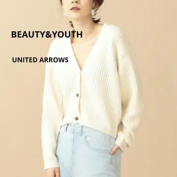 BEAUTY&YOUTH 울 리브 숏 와이드 가디건