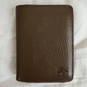 일비종떼 카드 케이스 그레이 정기권 케이스 2단 접이식 패스 케이스