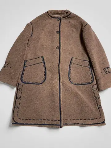 donna SPICCO 보아 코트 트롱프뢰유 테디베어 노카라