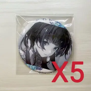 뱅드림 Roselia 아니사마 초석의 꽃 왕관 캔뱃지 시로가네 린코 5점