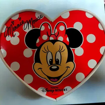 미니 마우스 빈 상자 하트형 도쿄 디즈니 리조트 슈 초콜릿