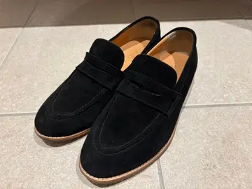 블랙 스웨이드 로퍼