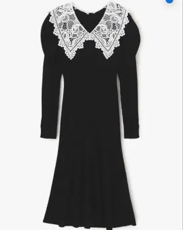 JILL by JILL STUART 레이스 카라 니트 원피스