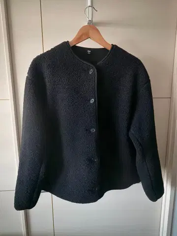 UNIQLO 보아 플리스 블랙 XL [ 검색용 키스케 ]