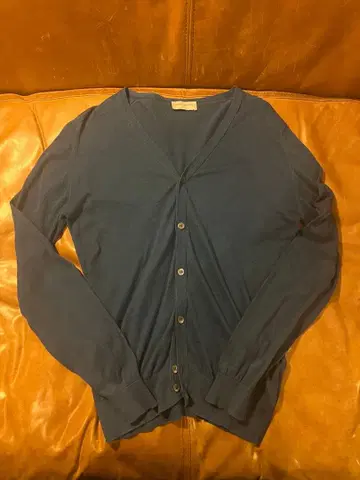 JOHN SMEDLEY 네이비 가디건 S