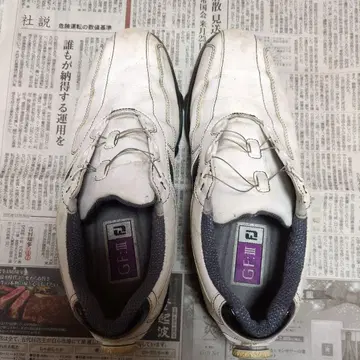 FootJoy 화이트 스파이크 슈즈 GF3