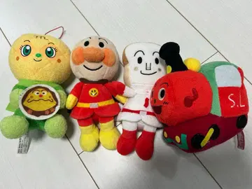 호빵맨 봉제 인형 4체