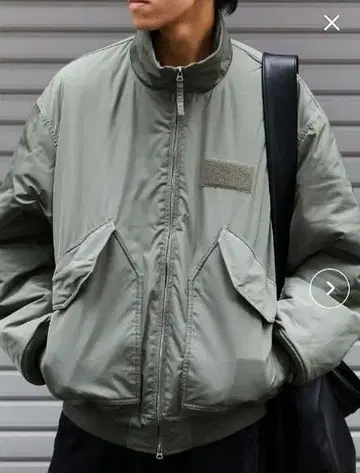 HINSON/힌손 충전솜 밀리터리 블루종