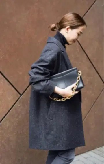 두지엠 클라세 네프 트위드 하프 코트