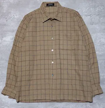 [ SALE ] 울 셔츠 레트로 체크 스트릿 y2k