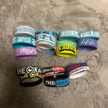 일본 락 고무 밴드 키링 묶음 판매 낱개 판매