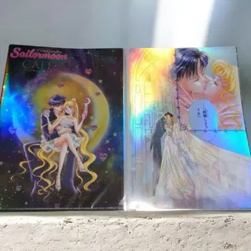 세일러문 카페 클리어 파일 키 비주얼 & J 세트 새상품