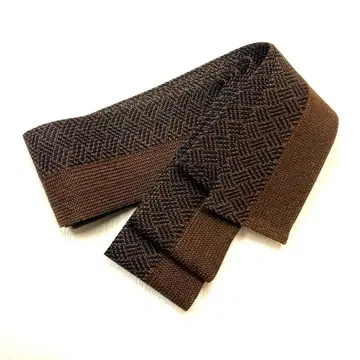 순수 린넨 공예 남성용 오비 단의