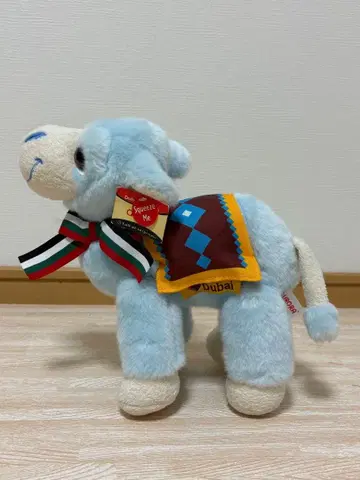 두바이 한정판 스카이블루 낙타 봉제 인형