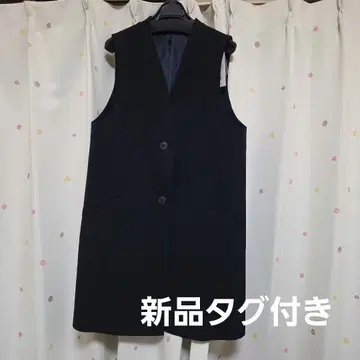 택 포함 새상품 LEPSIM W 크로스 롱 조끼