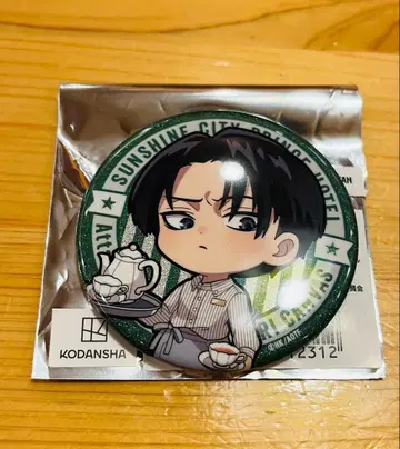 진격의 거인 이케프리 글리터 캔뱃지 리바이