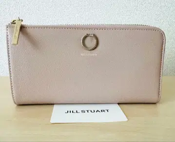 새상품 JILL STUART 이터널 L자 지퍼 장지갑 핑크