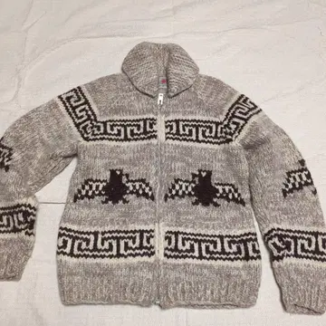 오로라 보레알리스 울 스웨터 베이지 브라운